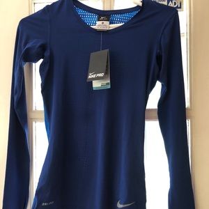 Nike Pro long sleeve shirt. NWT